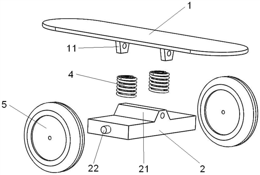 A self-balancing skateboard