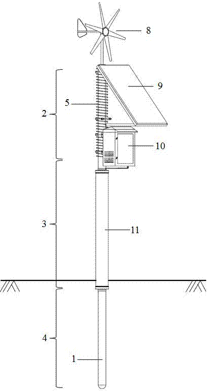 Method for driving compressor to refrigerate to maintain thermal stability of frozen soil foundation by using solar energy and wind energy