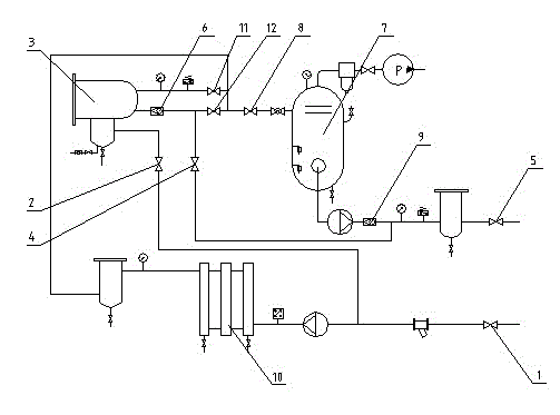 Coalescing vacuum type oil cleaning device