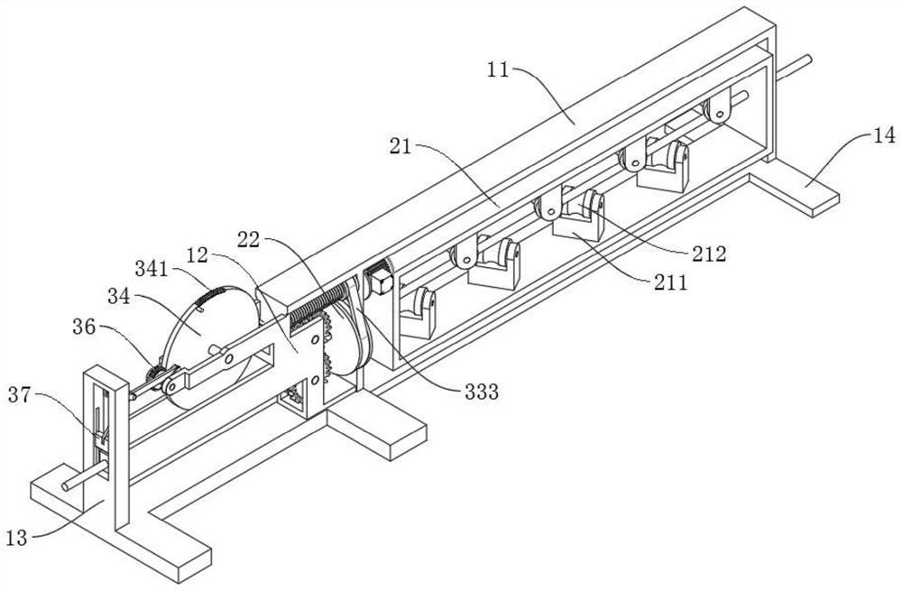 Reinforcing steel bar straightening and cutting-off all-in-one machine for building machining