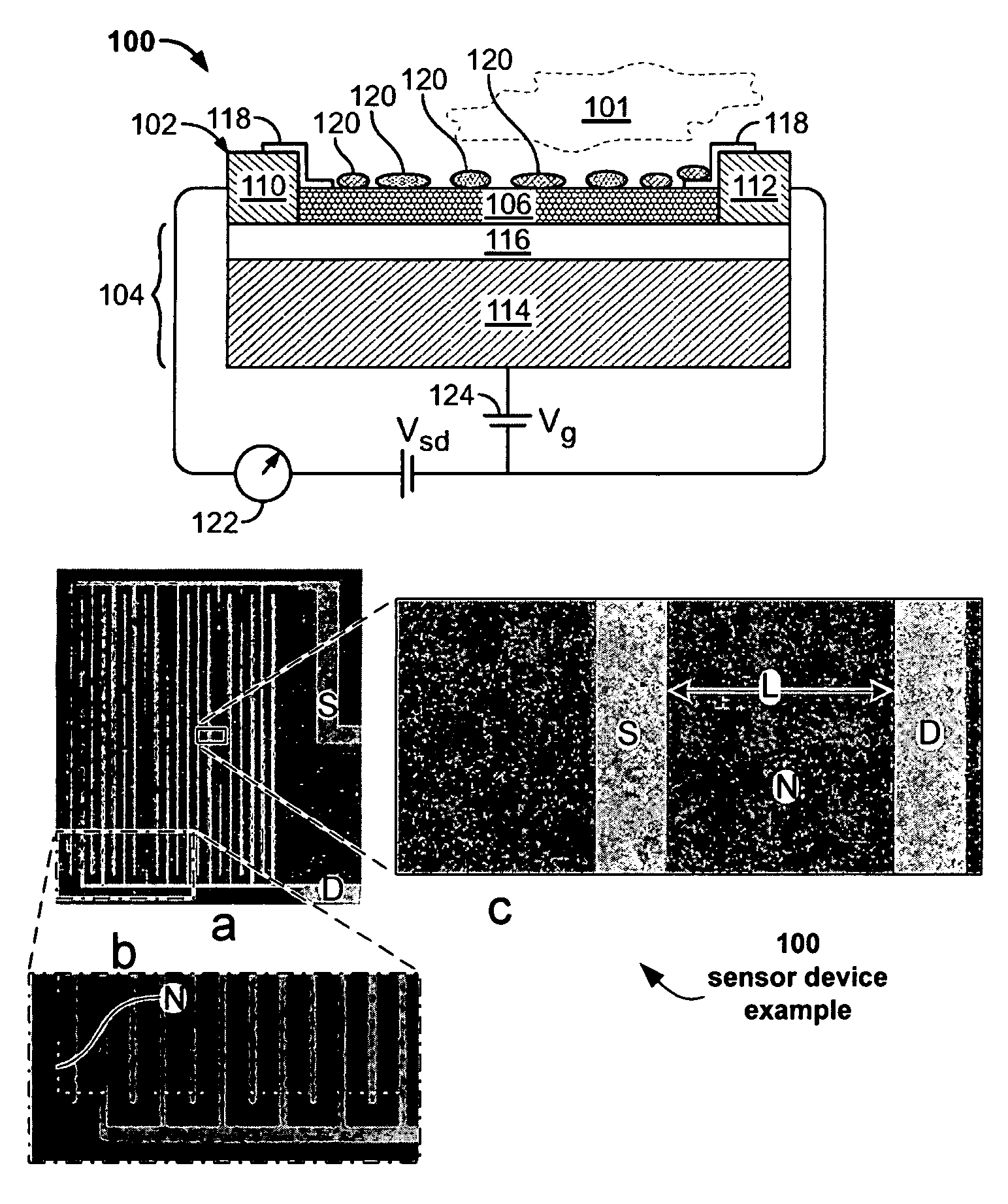 Nano-electronic sensors for chemical and biological analytes, including capacitance and bio-membrane devices