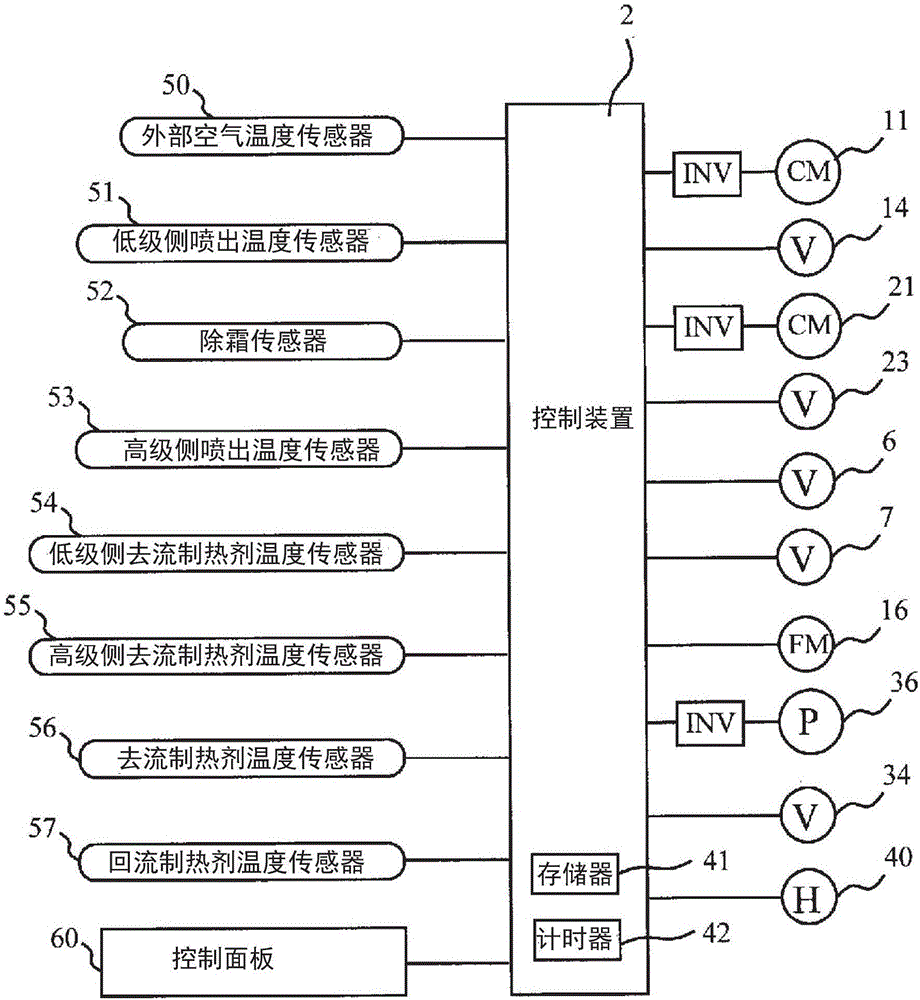 Heat pump heating apparatus