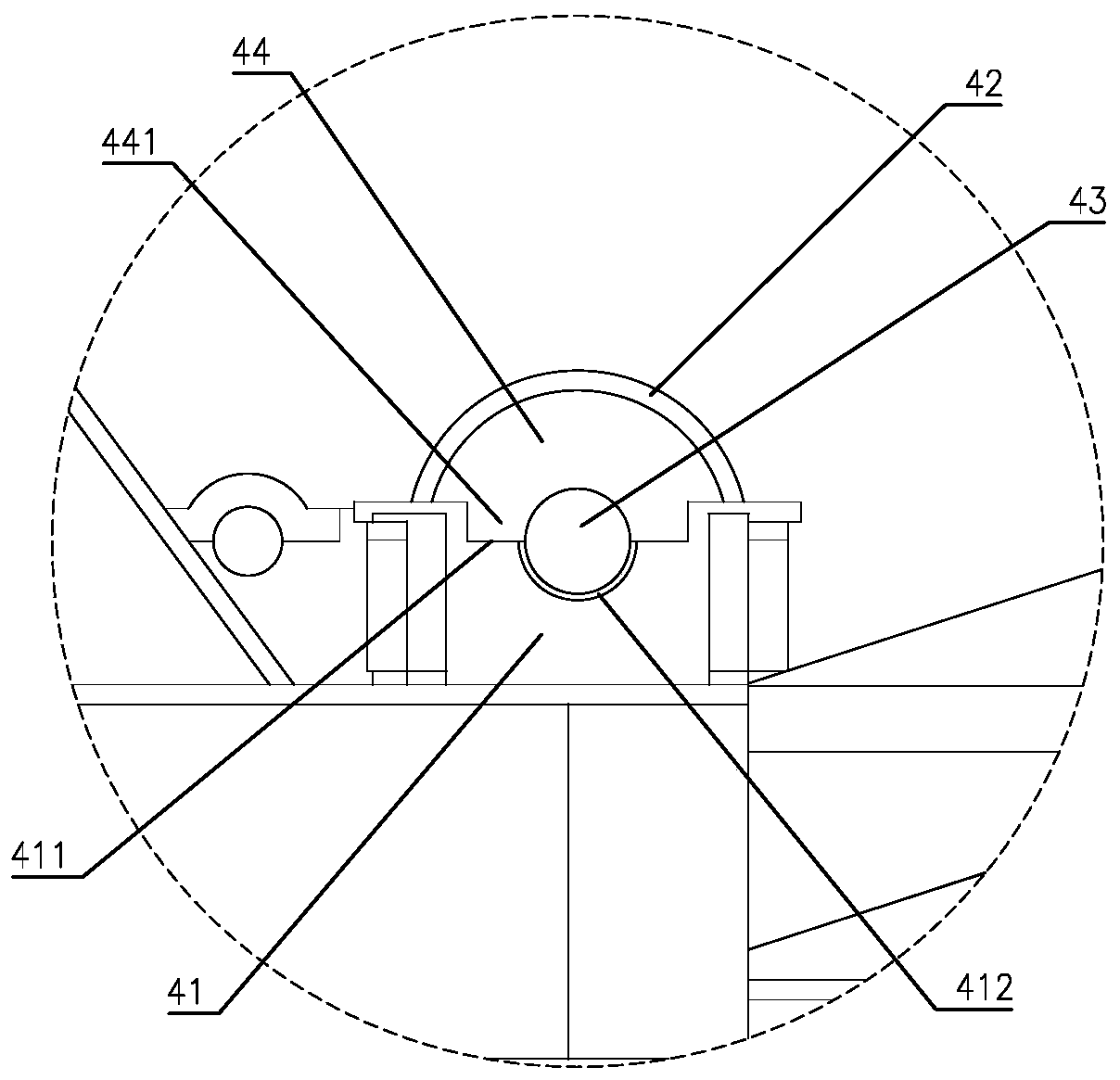 Sea launching rack for rocket and method of erecting rocket