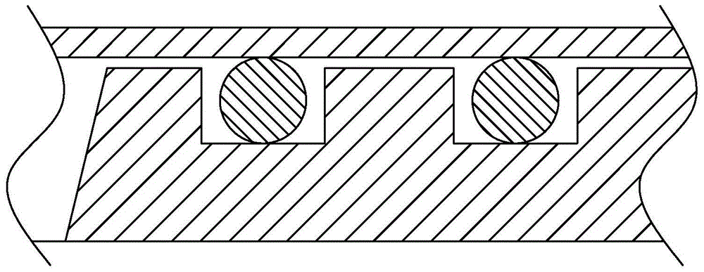 Sealing ring special for piston of injector of pipe-free liquid dropping machine