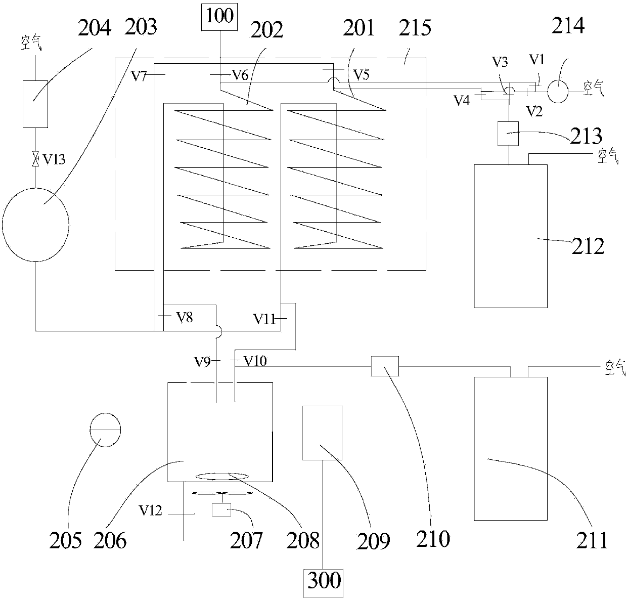 Device and method for detecting sulfur trioxide in flue gas on line