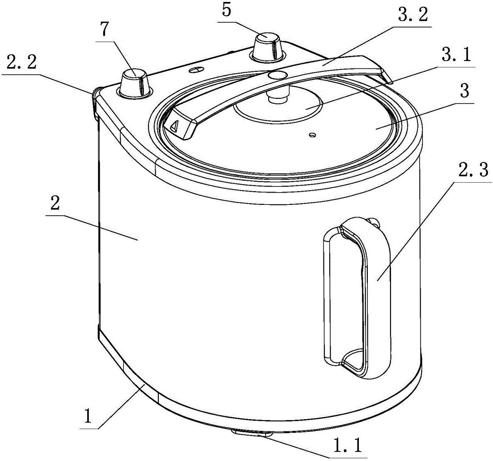 Multifunctional food baking machine