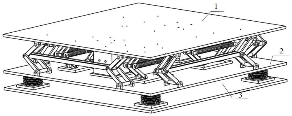 Three-dimensional shock insulation layer