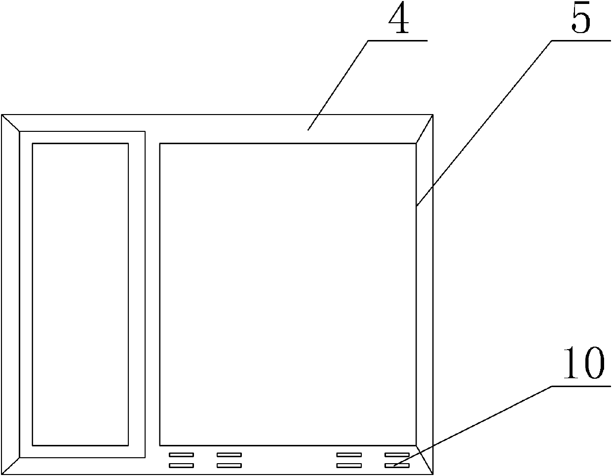 Hybrid ventilating window