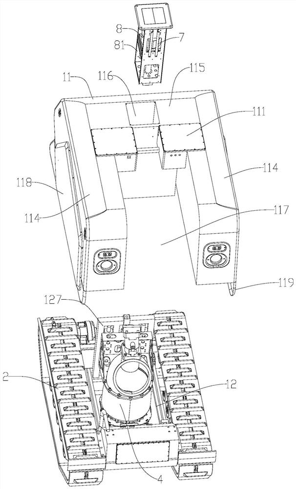 Flood drainage robot