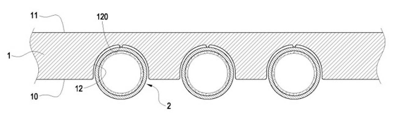 Limiting assembling structure for heat pipe and heat conduction seat