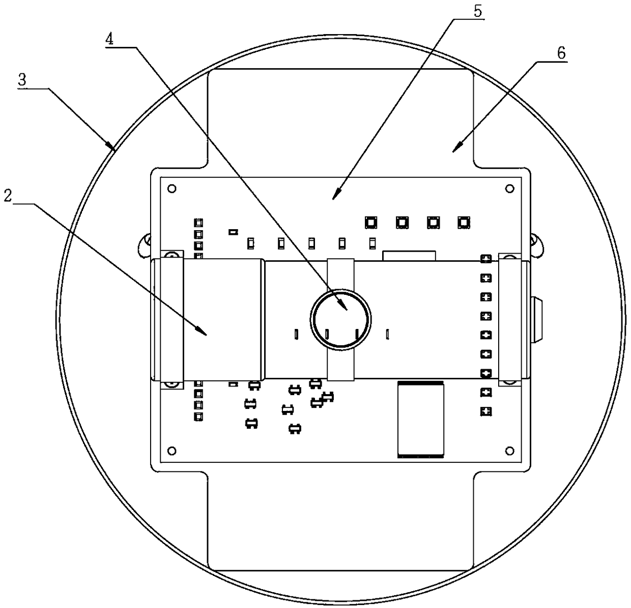 A three-wheel rotating internal driving method for a spherical robot