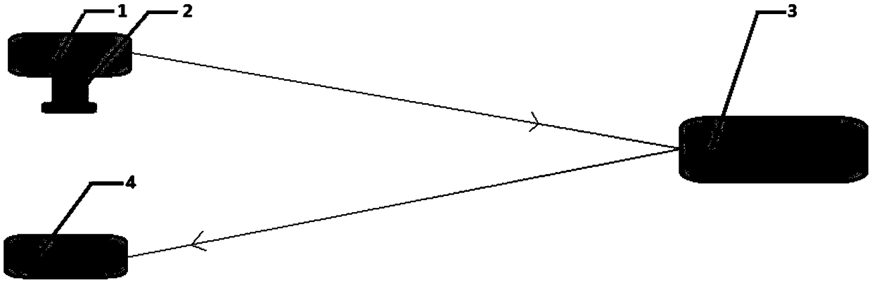 Method and device for suppressing and jamming high-energy laser device