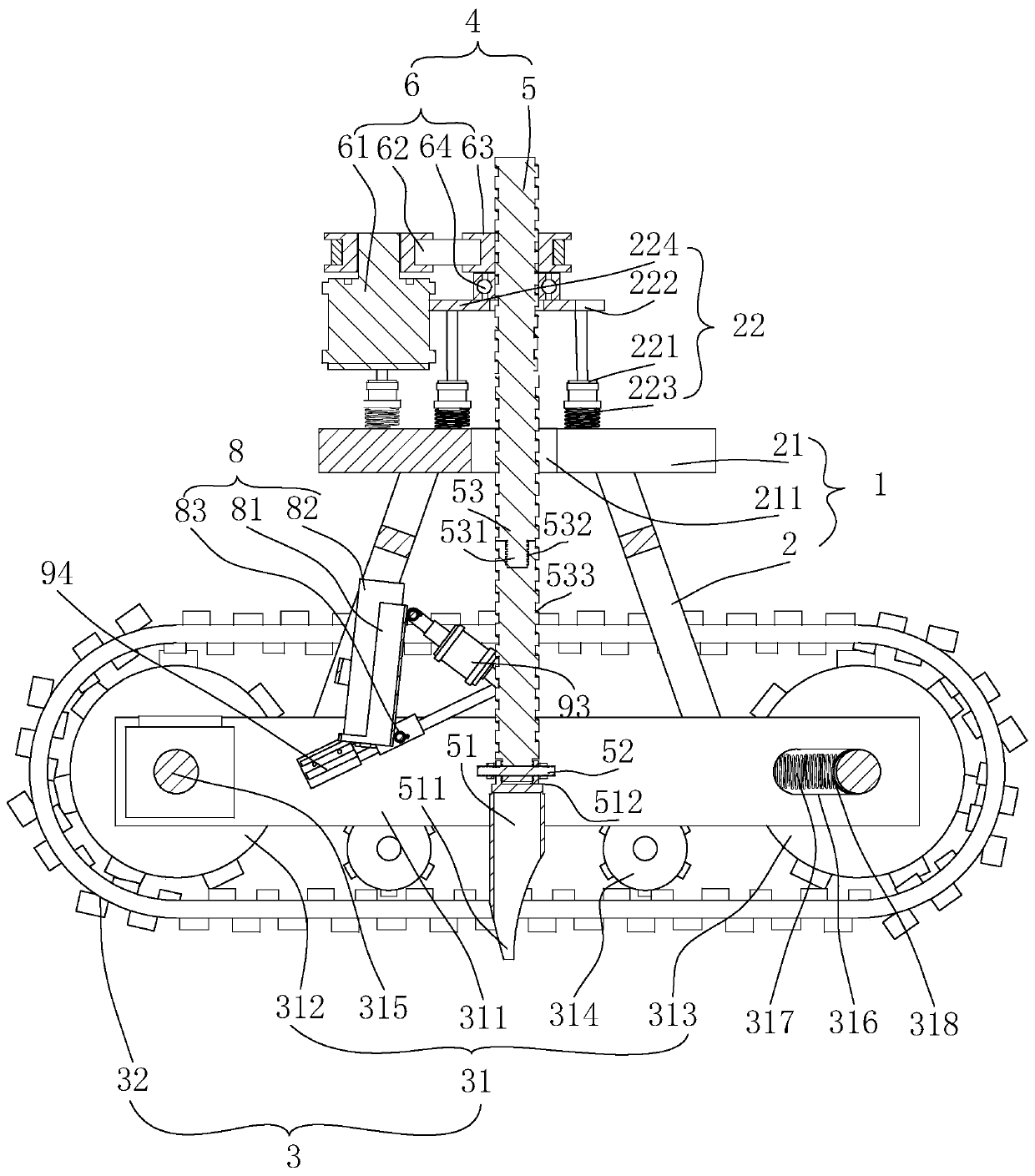 Soil sampling detection equipment and soil sampling detection method