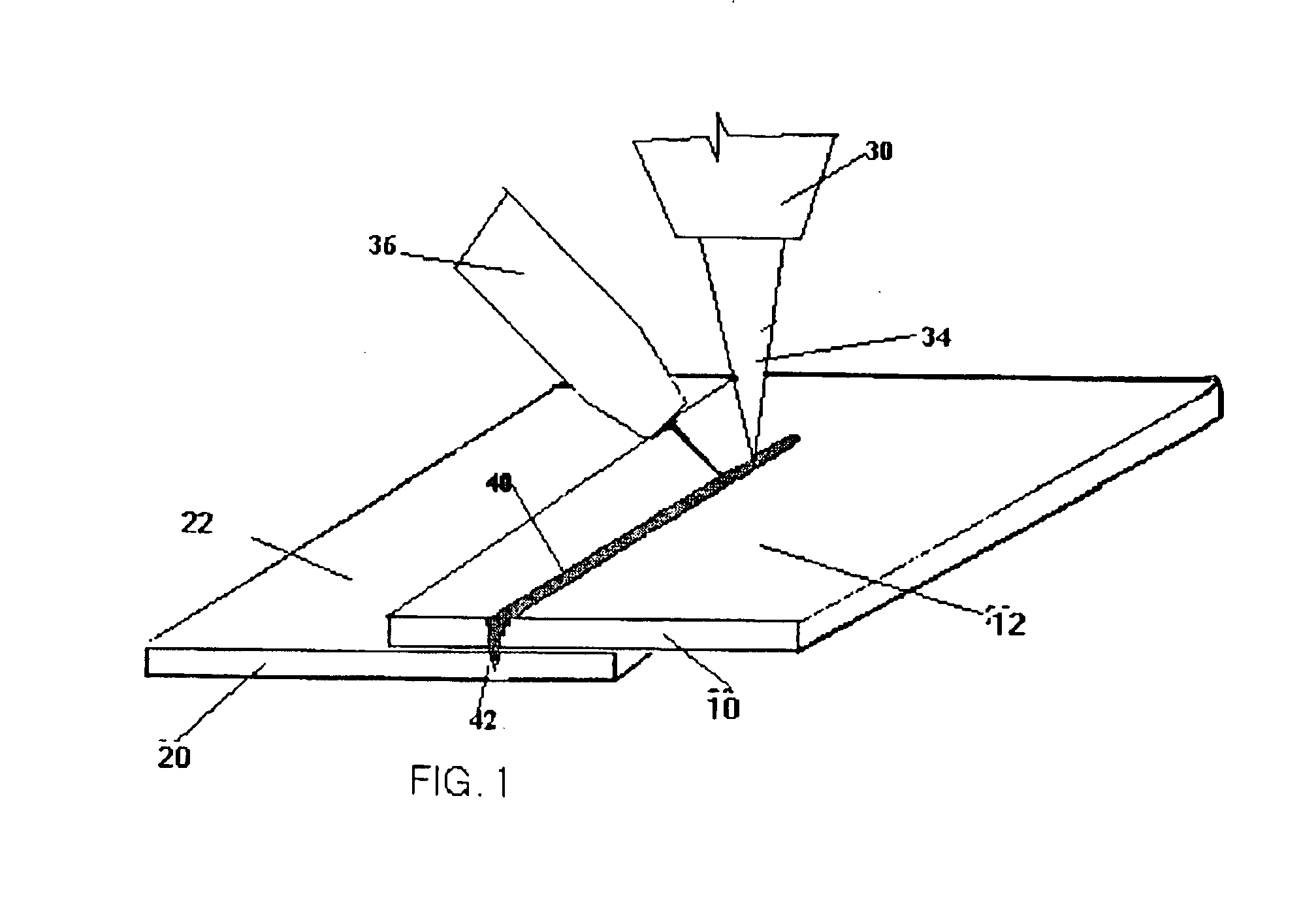 Method for laser welding of metal