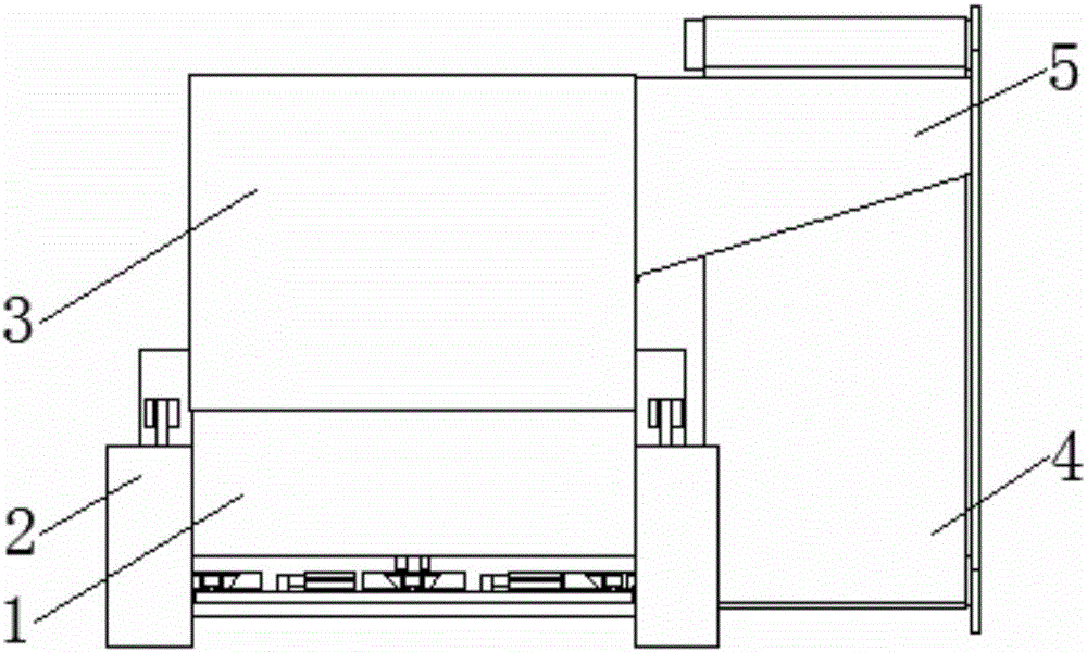 High-straw pasture harvesting device for saline and alkaline land