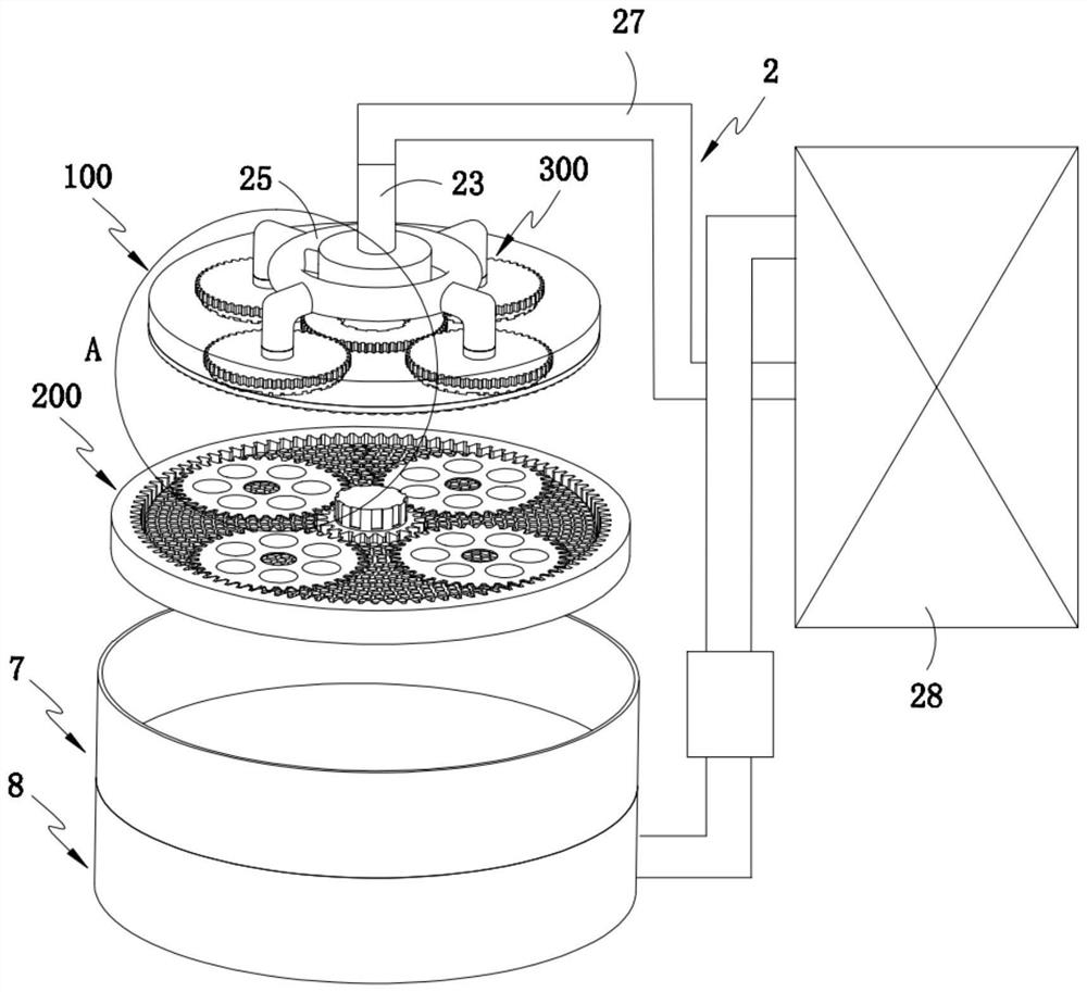 A kind of silicon wafer double-sided grinding equipment and its production process