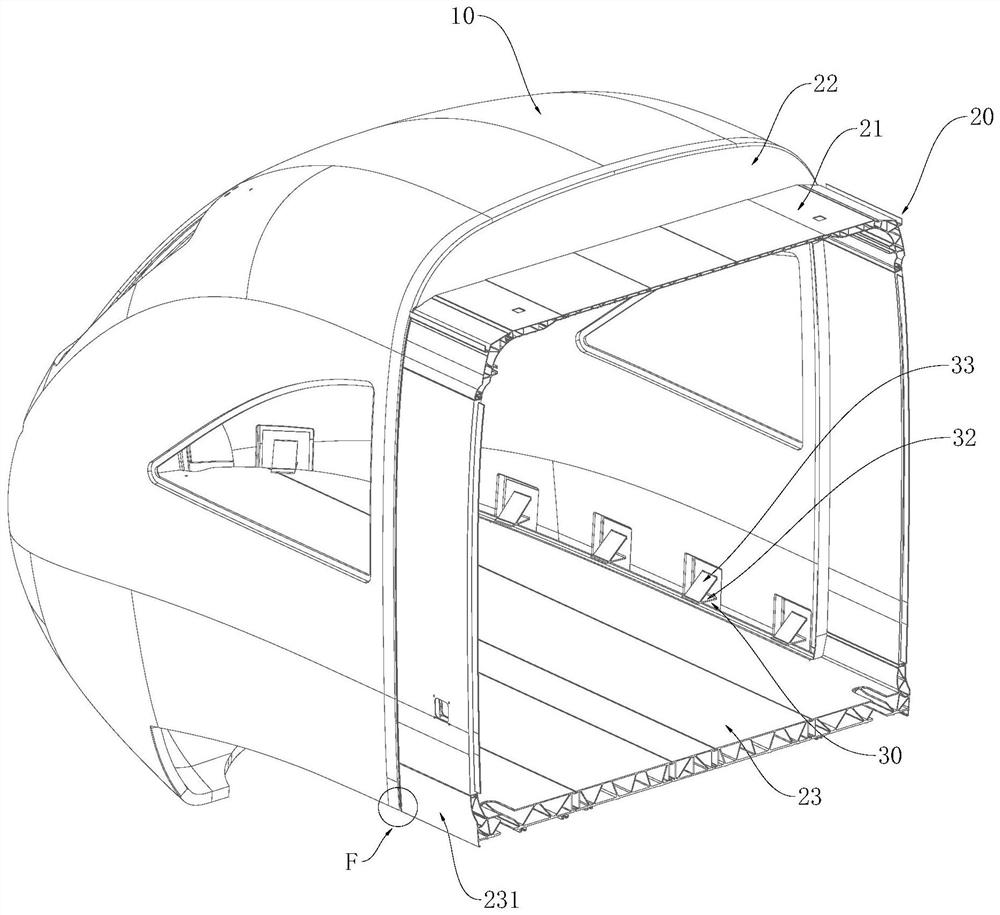 Installation method of rail vehicle and driver's cab head cover