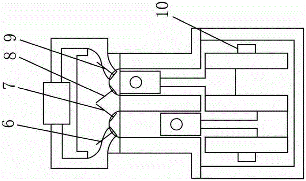 Acting cylinder and booster cylinder separated engine