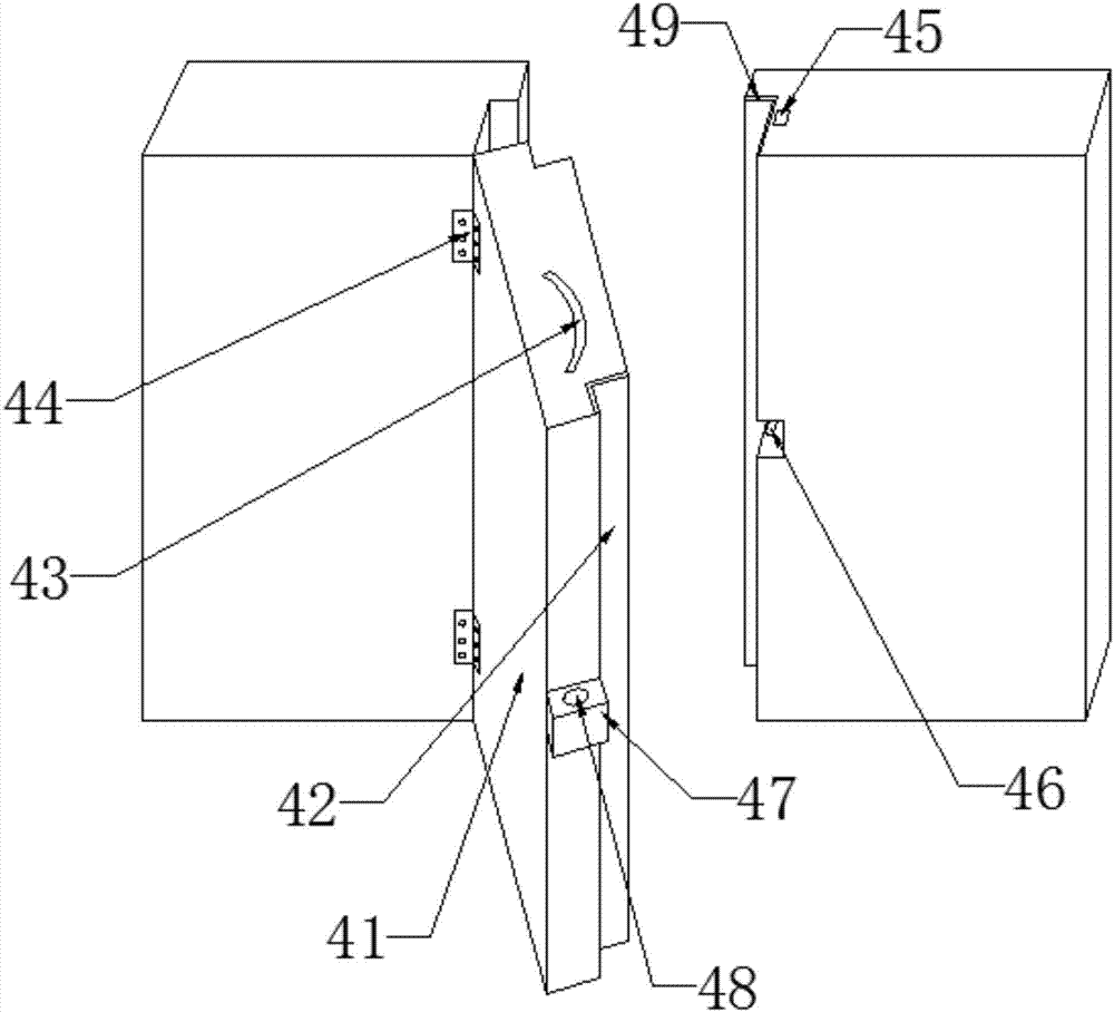 Door opening type bathtub