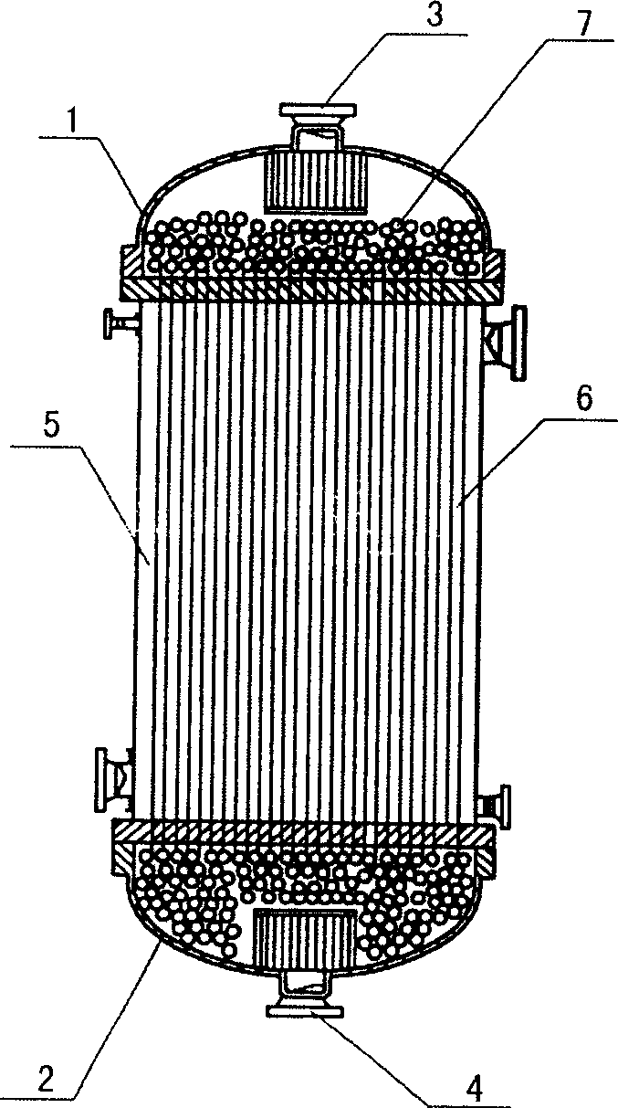 Industrial preparation method of carbon tetrachloride transferring to methyl chloride and its fixed bed reactor