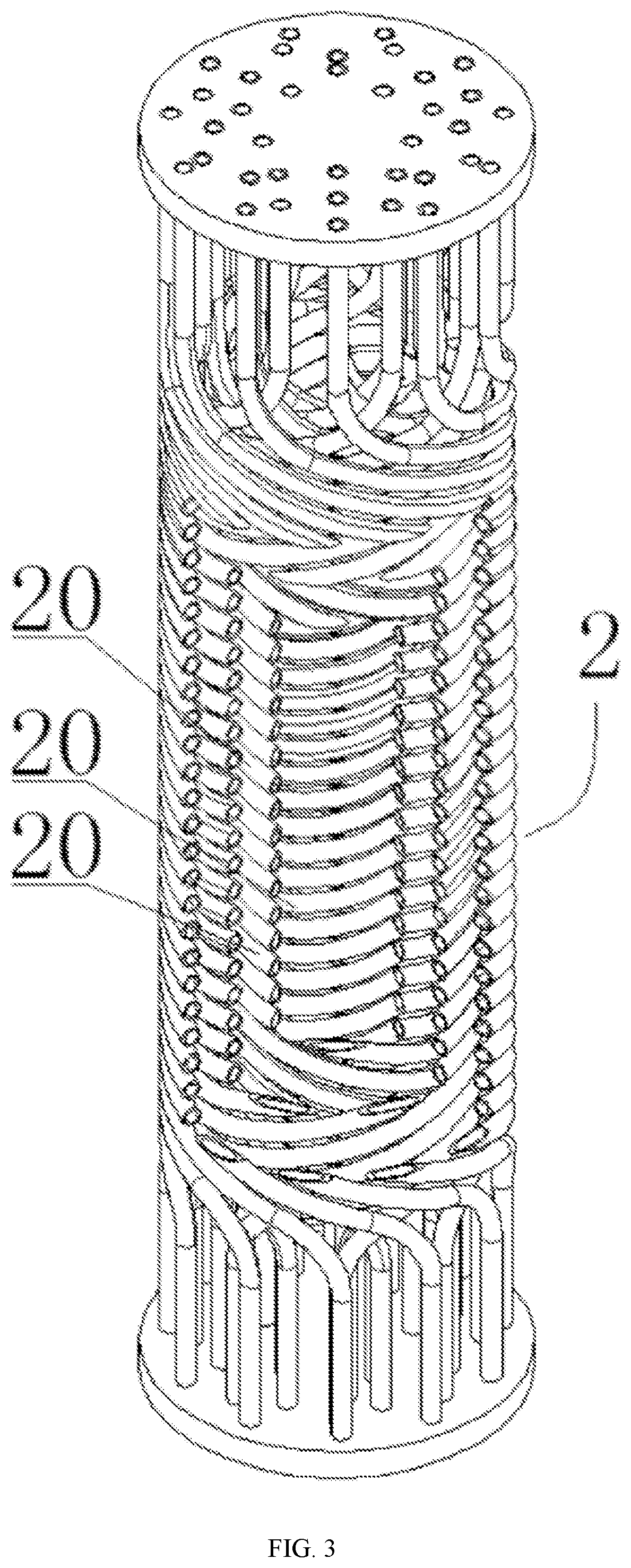 Baffling tube box, continuous flow reactor, continuous flow reaction system and control system