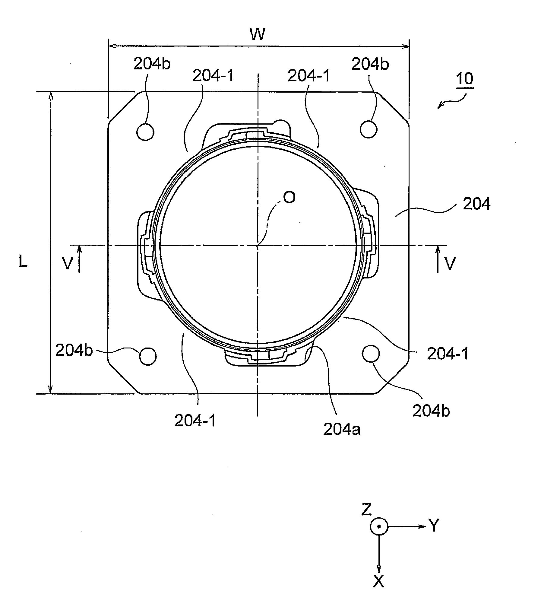 Lens holder driving device capable of ensuring linearity of wide range in driving response