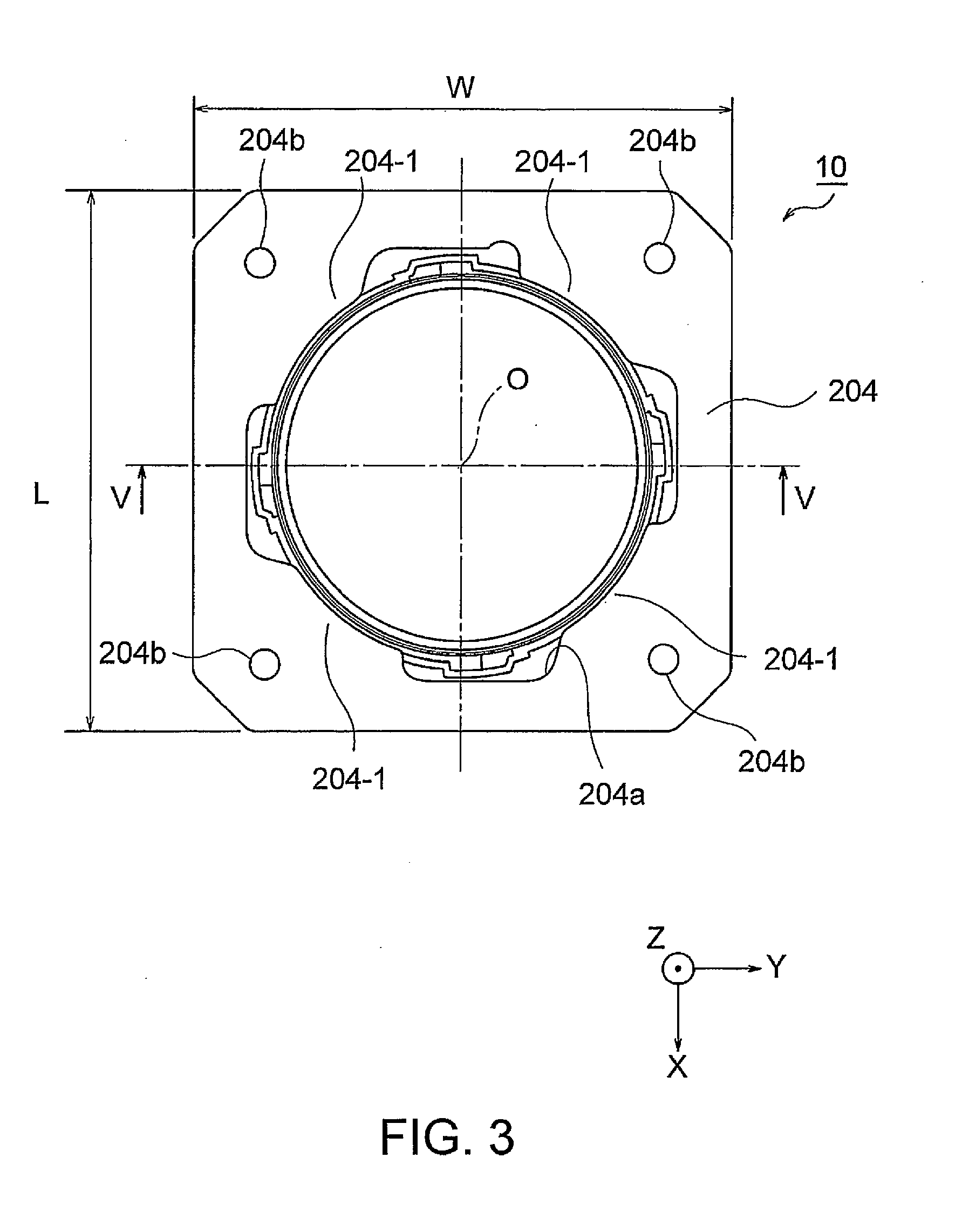 Lens holder driving device capable of ensuring linearity of wide range in driving response