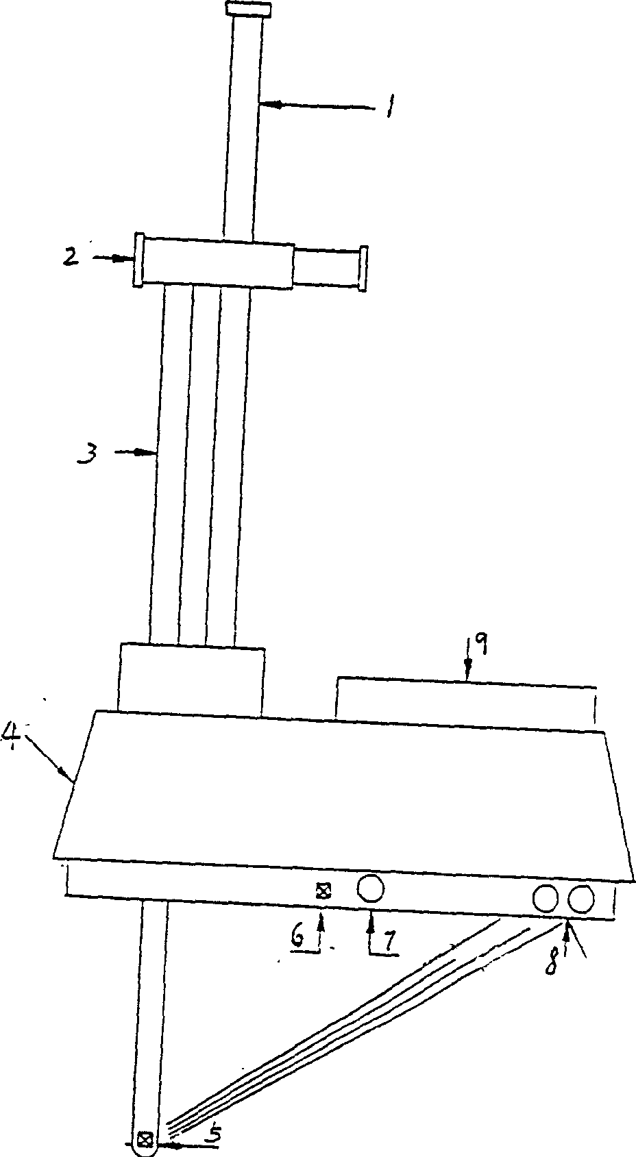 Telemetering remote-reading surface type nucleon moisture density meter