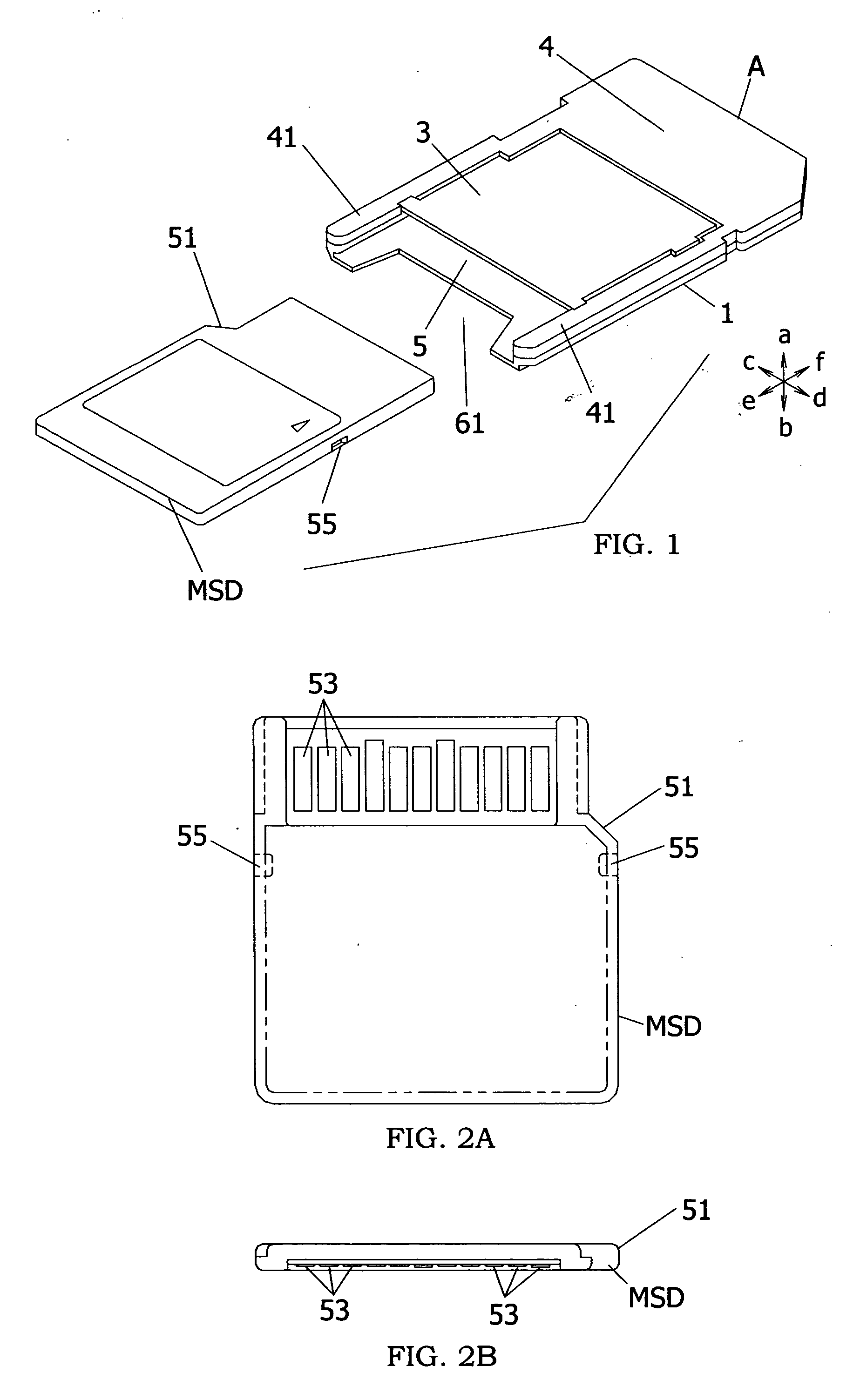 Adaptor for memory card