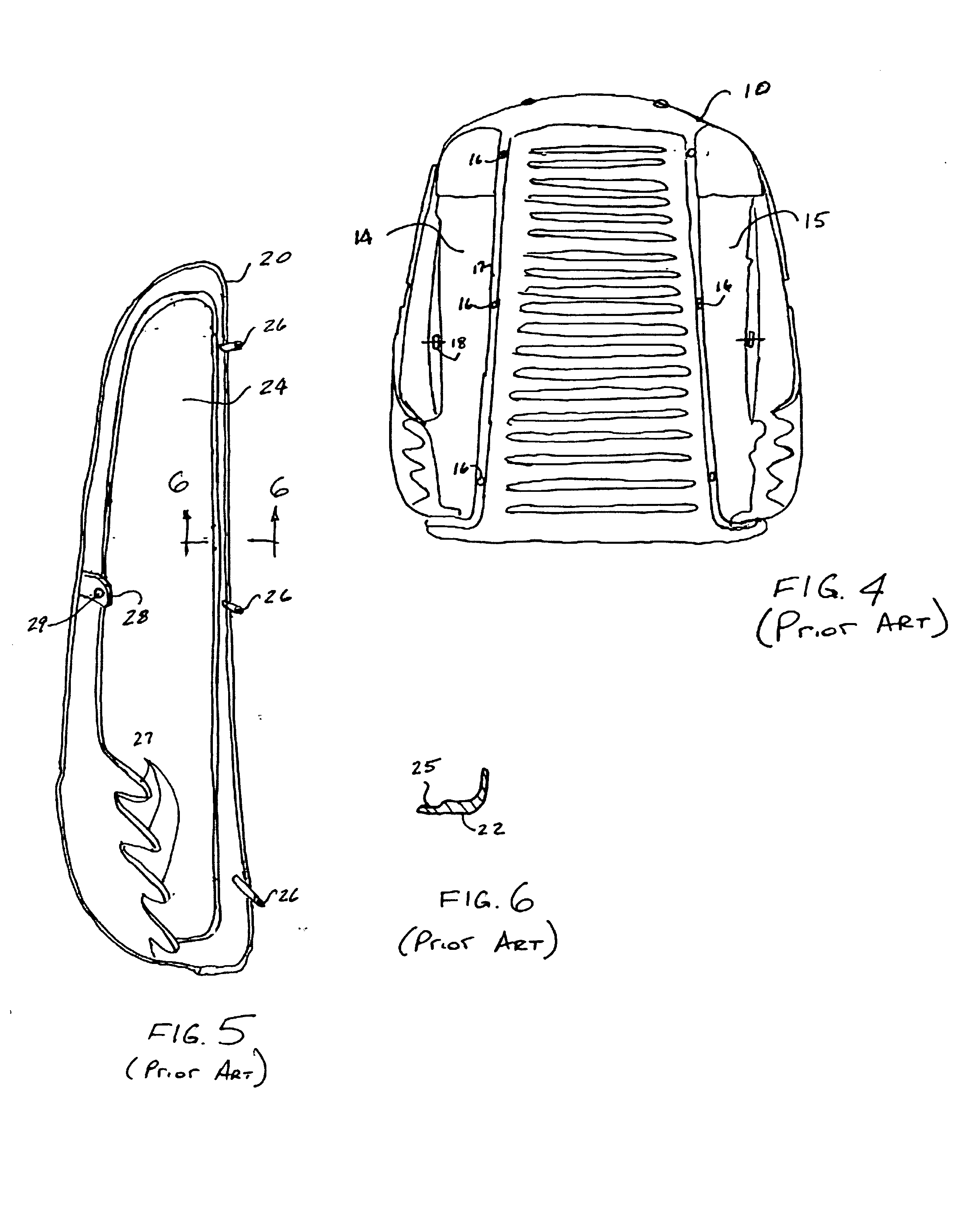 Grille for a motorcycle radiator cover