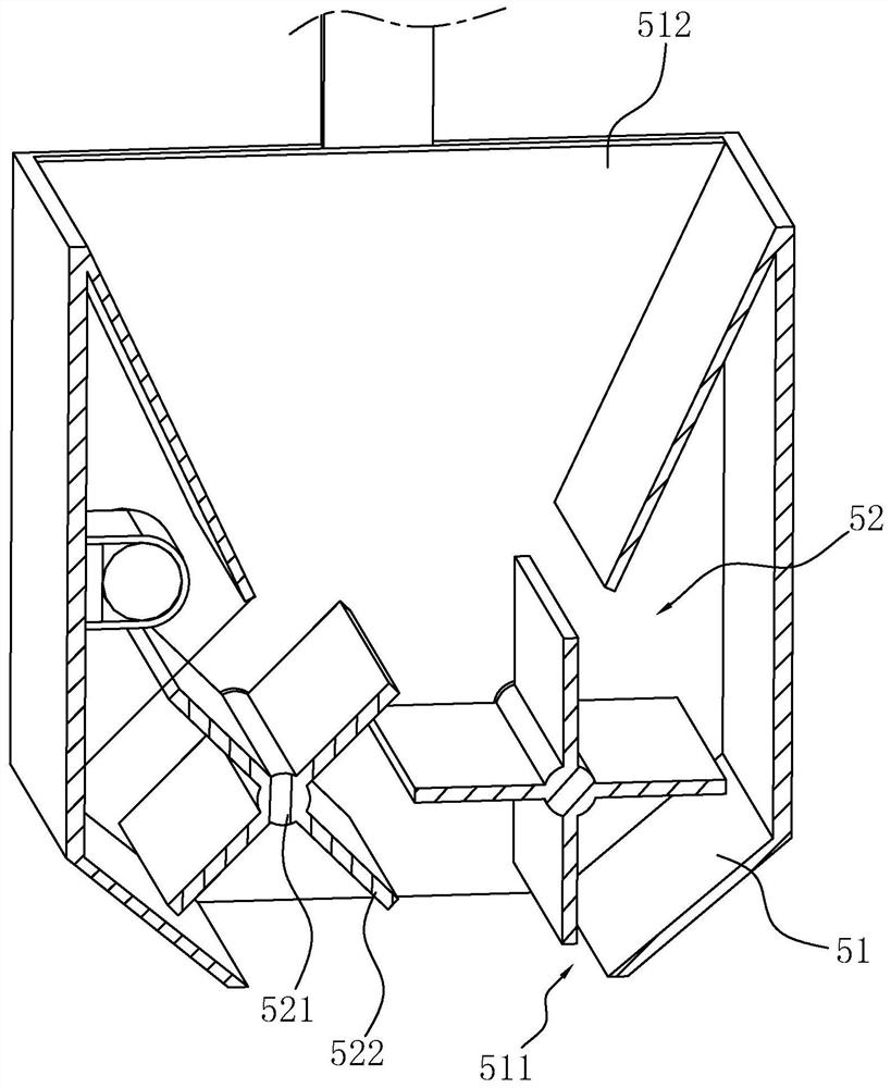 A meat grinder with a meat transfer device