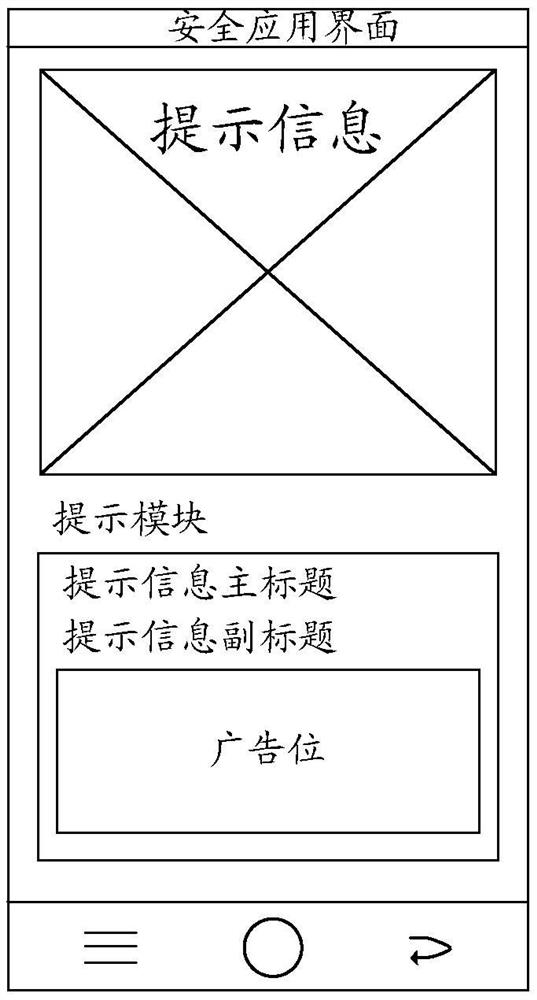 Prompt information push method and device, service platform and storage medium