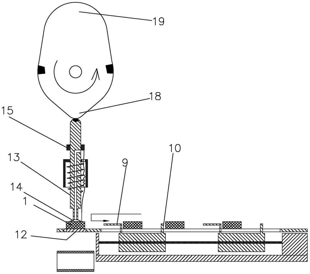 Wire box automatic unloading device