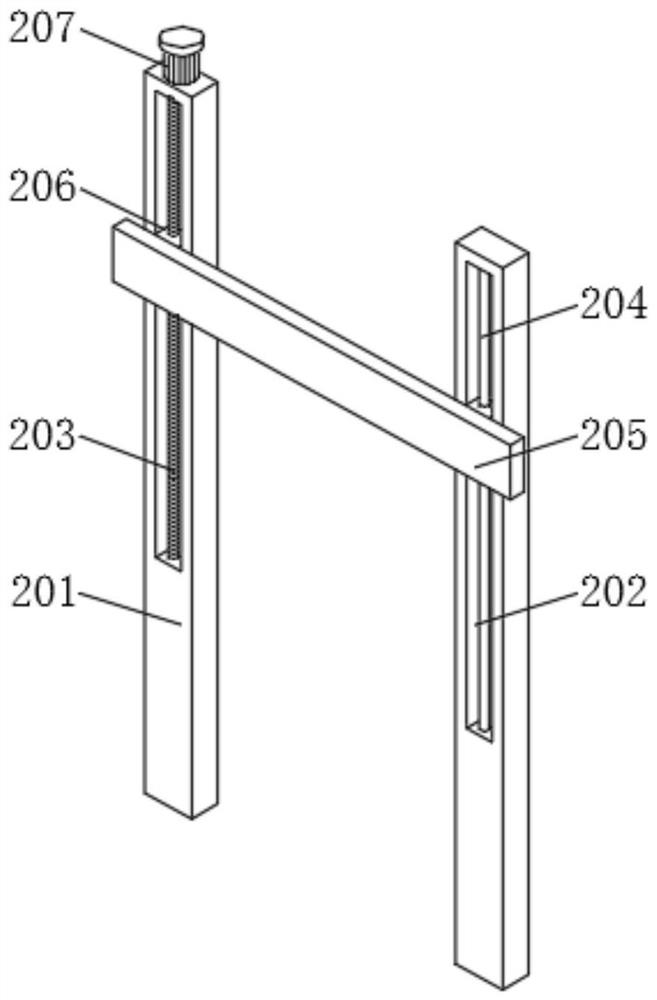 Dust treatment device for wood processing