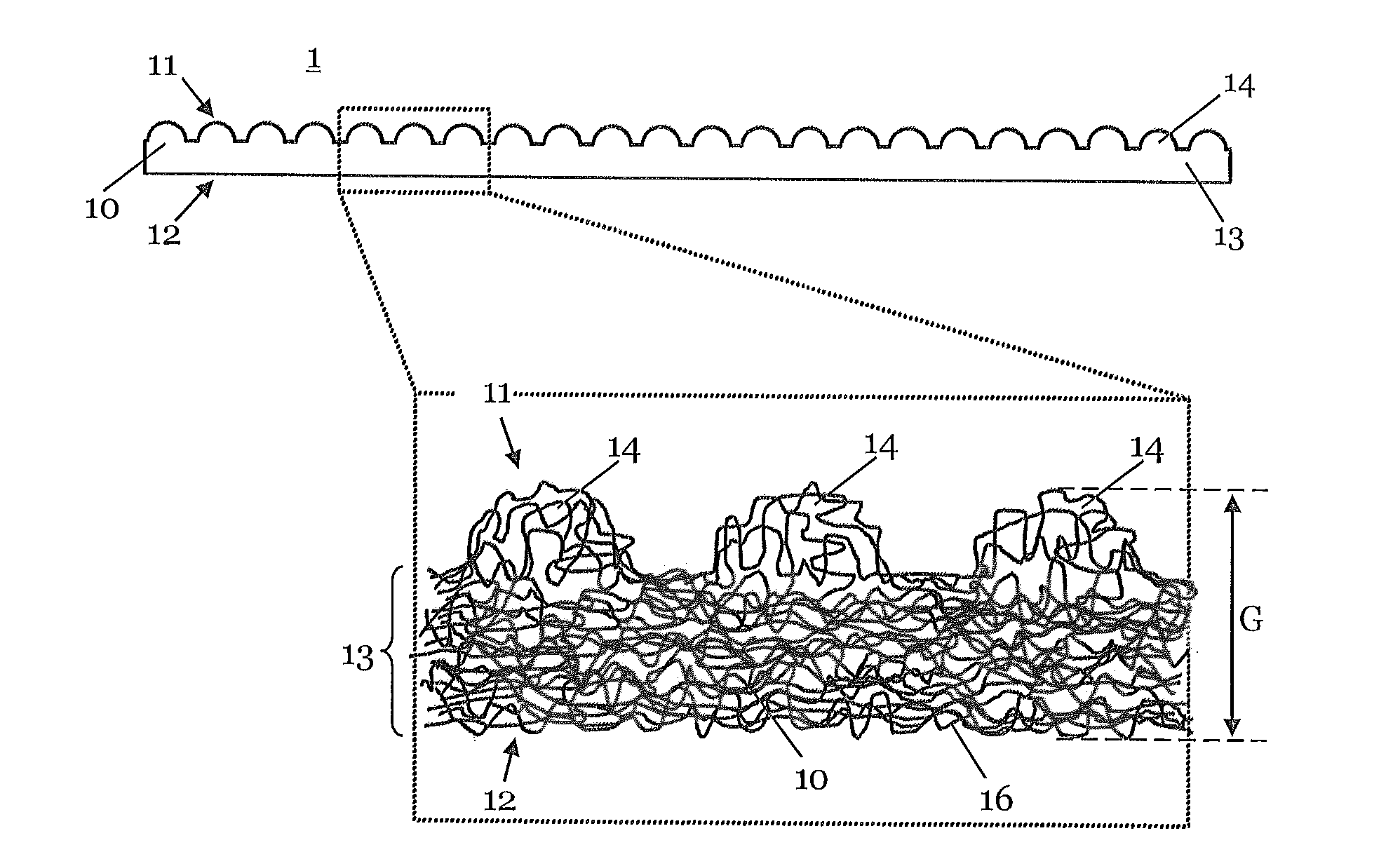 Burled grinding and cleaning fleece