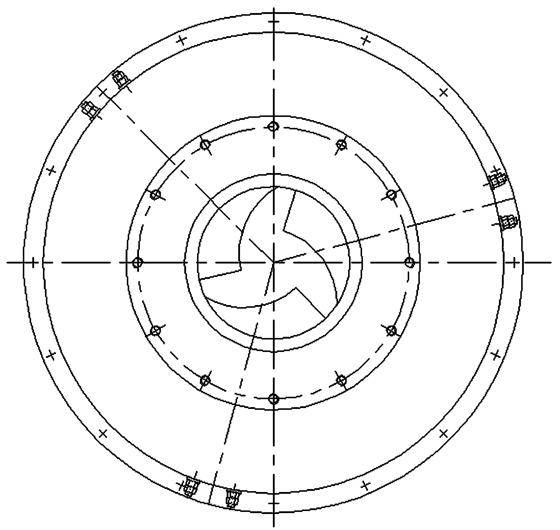 Drum-shaped feeder of ball grinding mill and feeding method of drum-shaped feeder