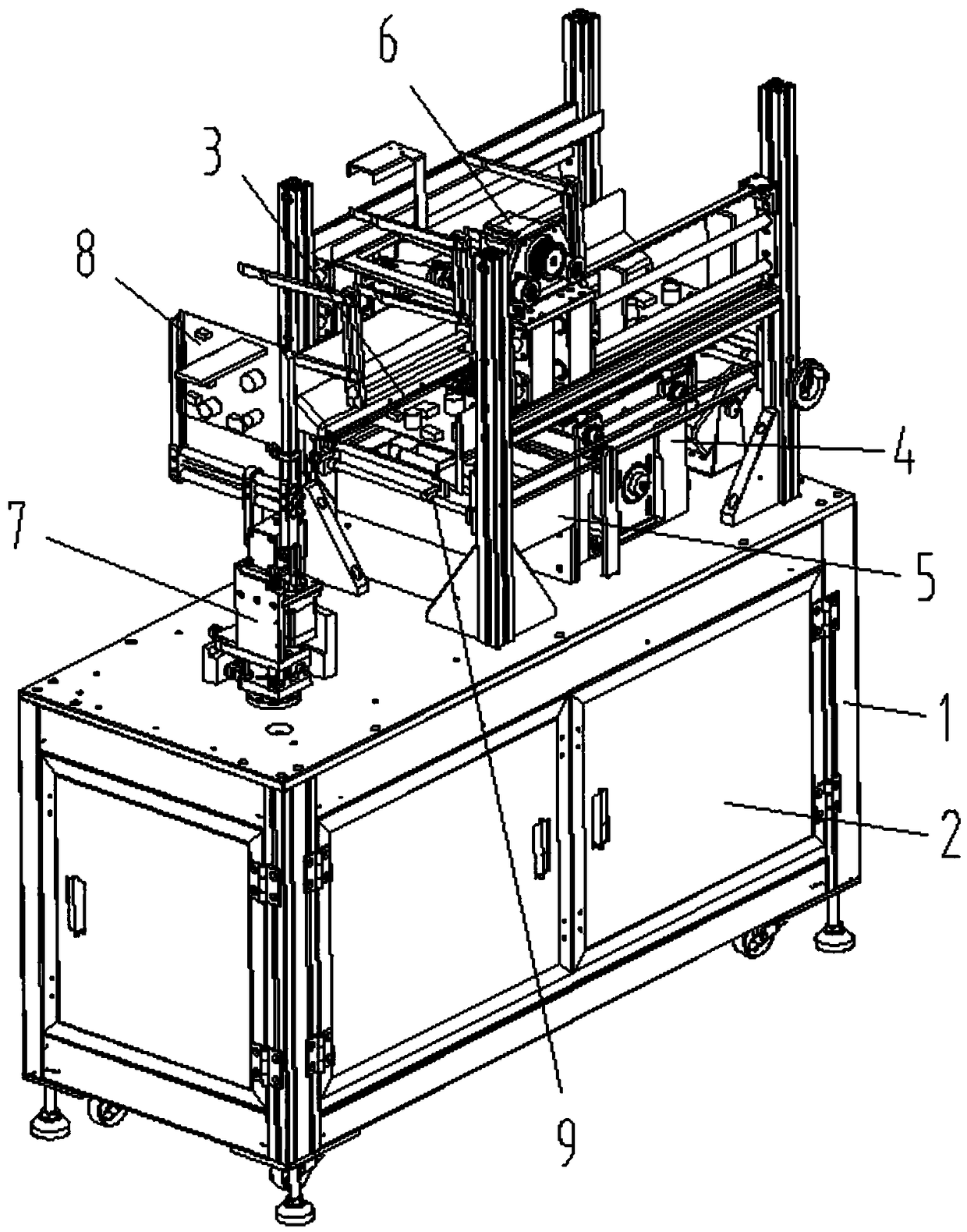 A pcb plate washing mechanism that can automatically pick up and transfer materials