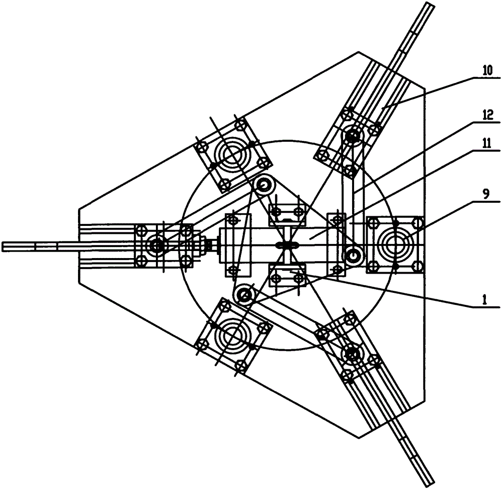 Special wheel cake loading and unloading robot for automatic production line