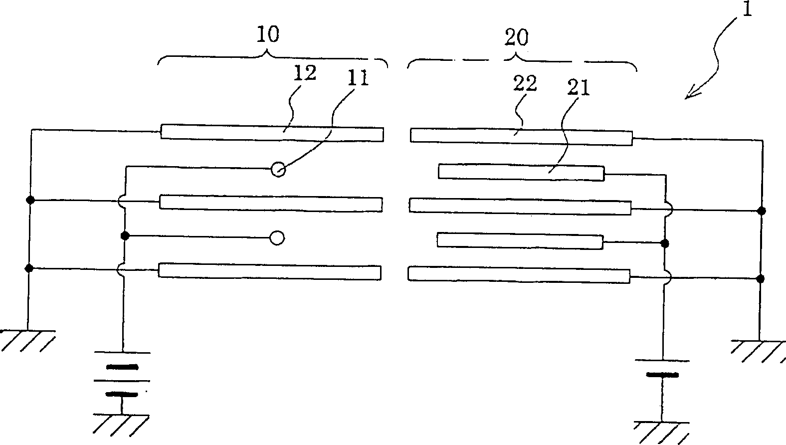 Resin electrode and electrostatic dust collector using the same