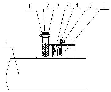 Specialized combined type sealing device for incinerator