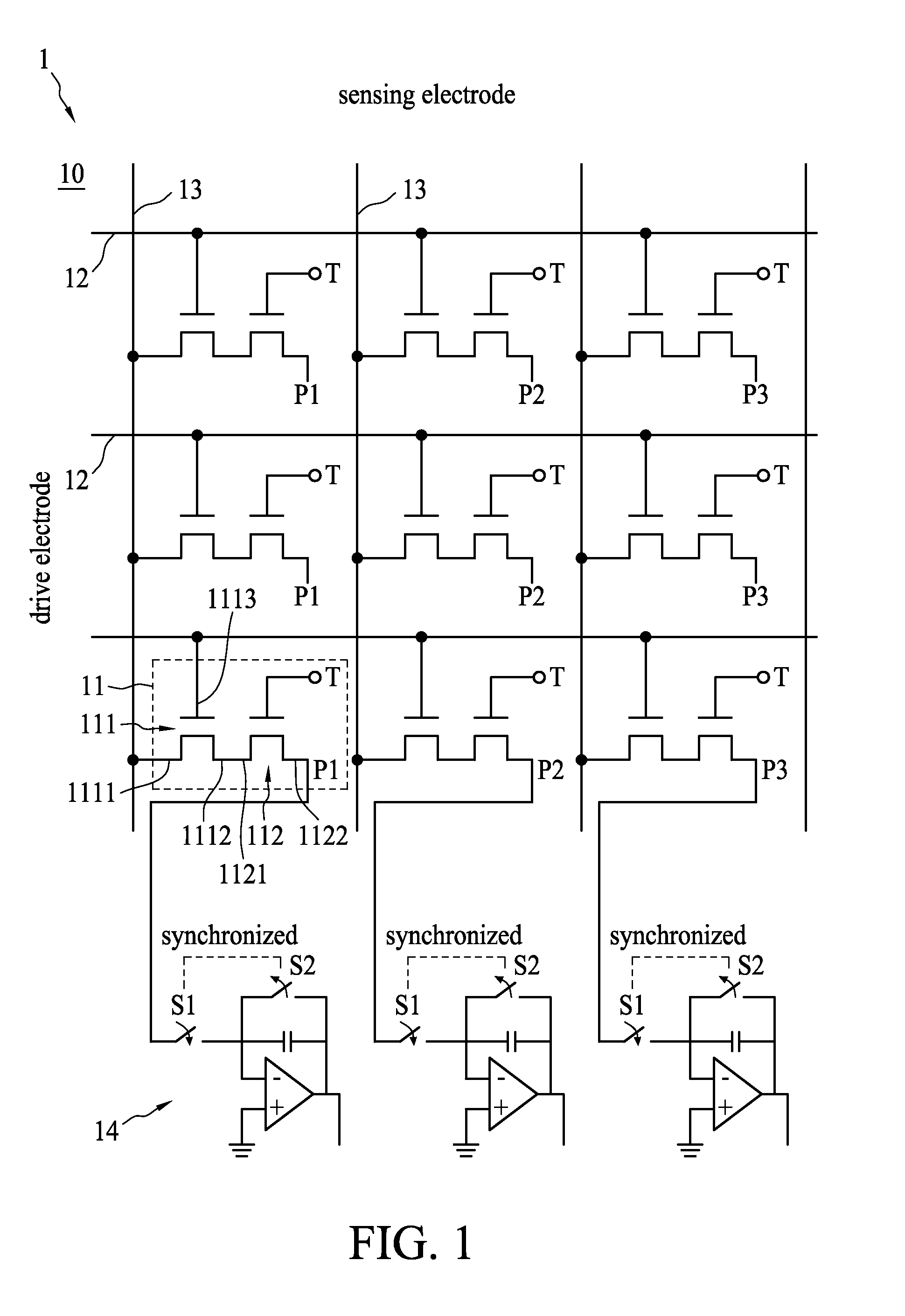 Touch panel and method of forming the same