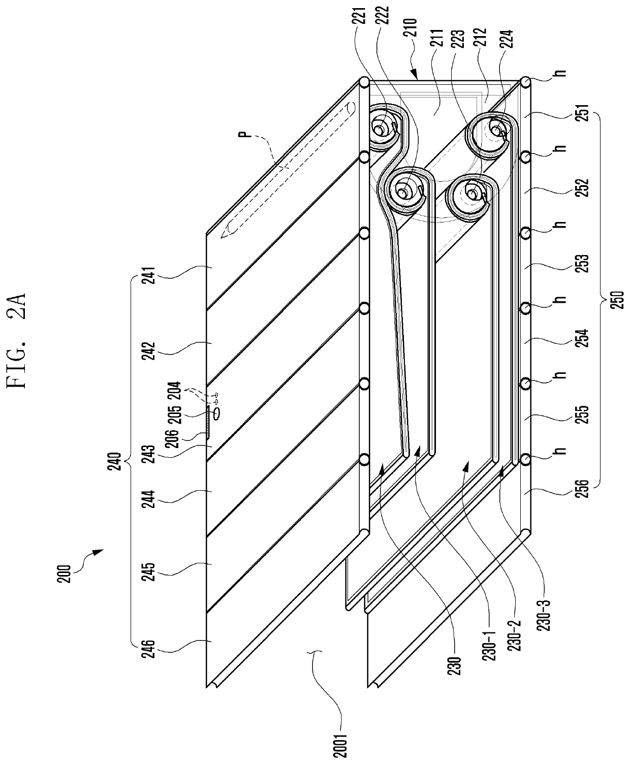 Electronic device including flexible display