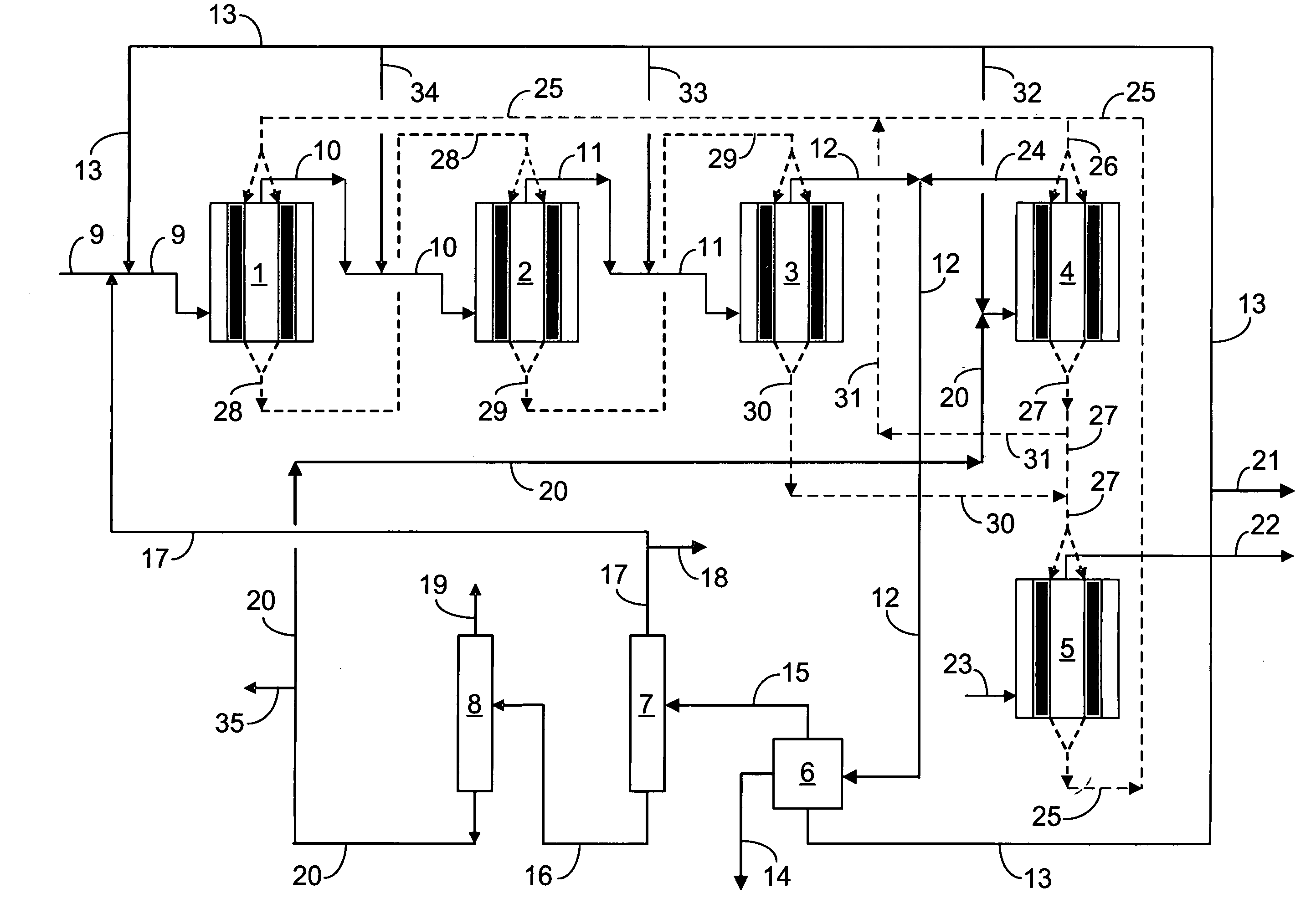 Conversion of oxygenate to propylene using moving bed technology and a separate heavy olefin interconversion step