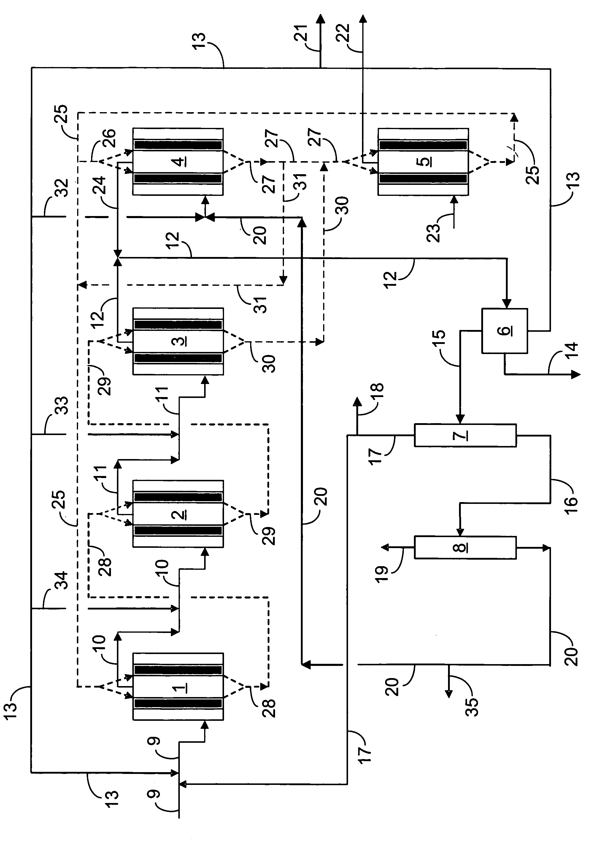 Conversion of oxygenate to propylene using moving bed technology and a separate heavy olefin interconversion step