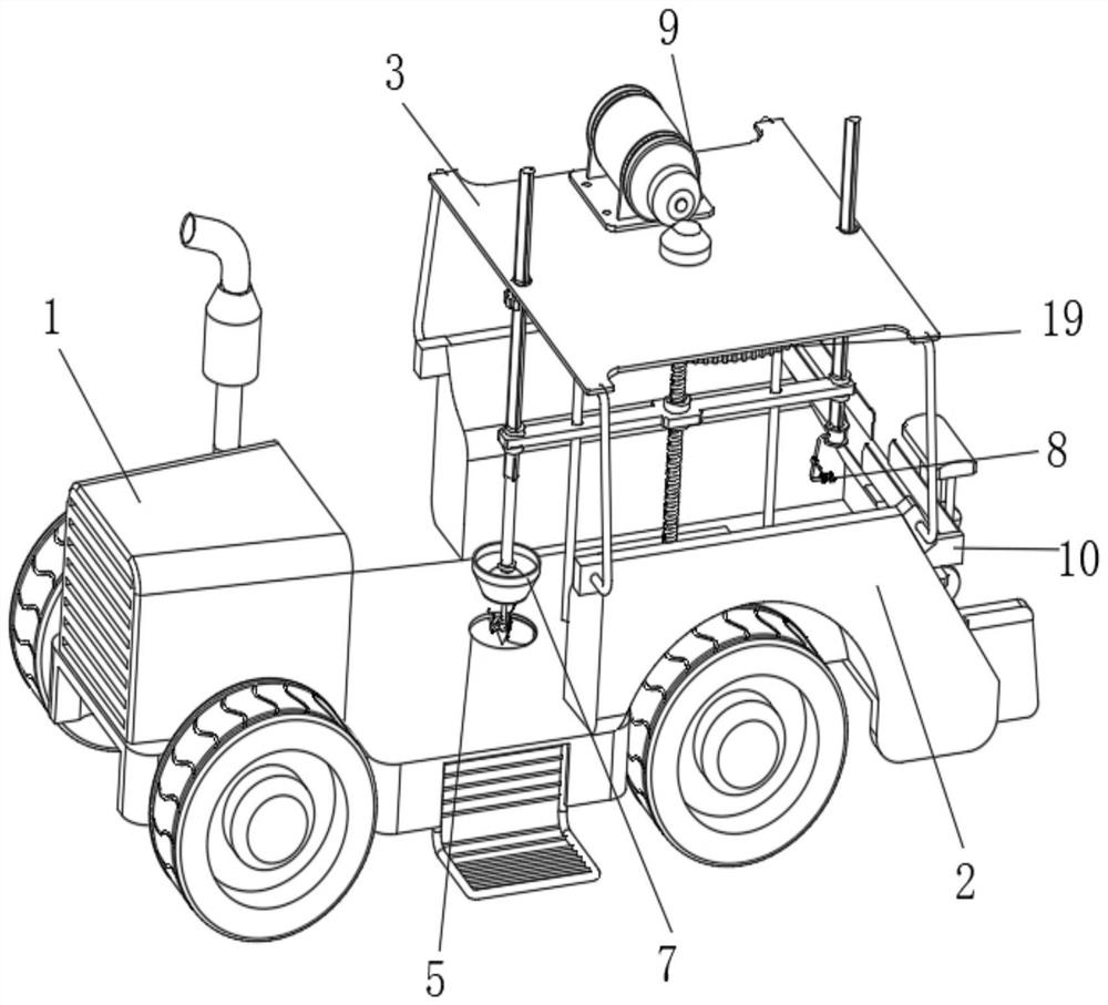 Seedling planting device based on mechanical planting