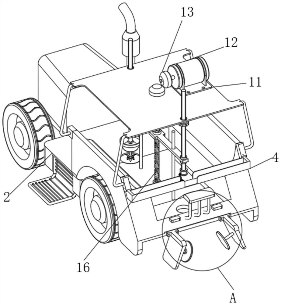 Seedling planting device based on mechanical planting