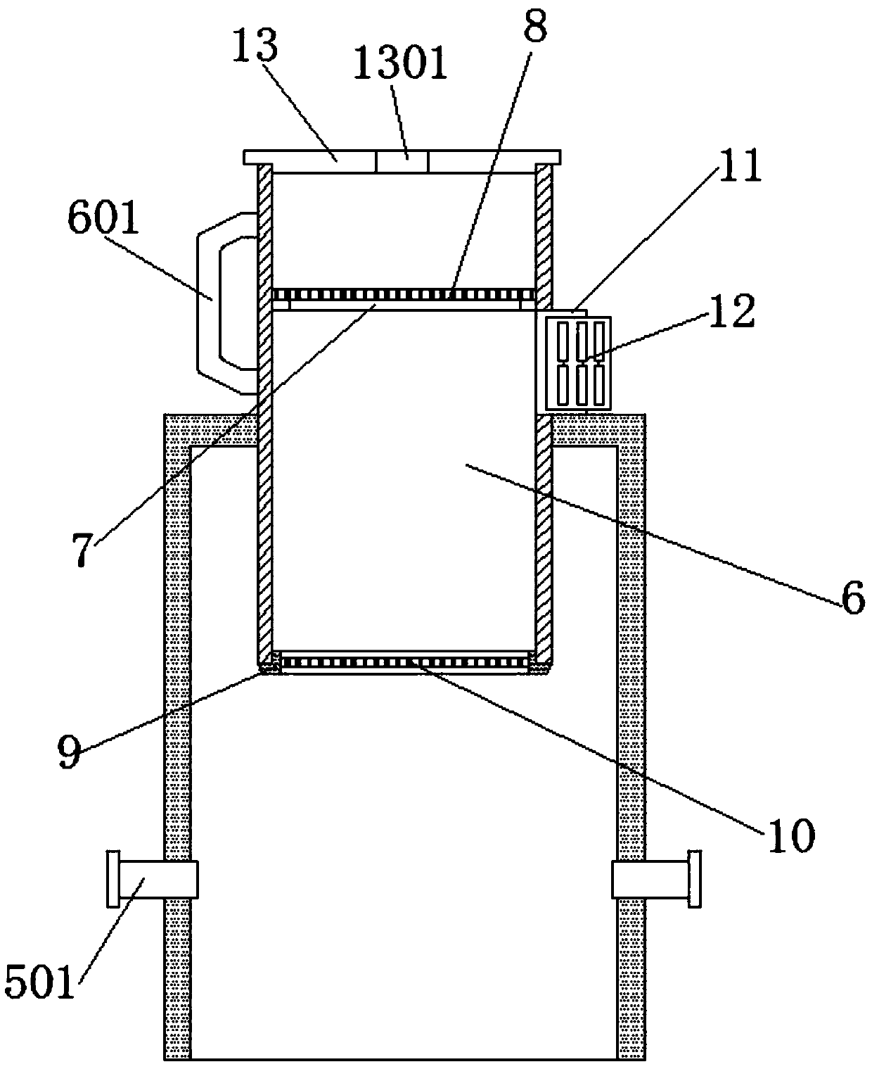 Combined marrow filter with multiple filtering functions