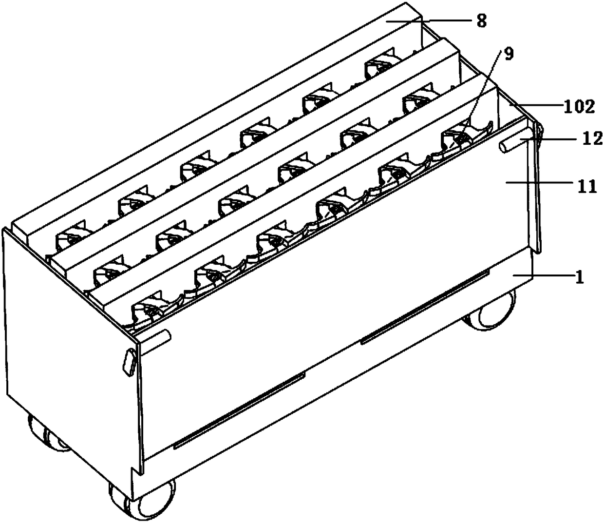 Automobile hub conveying device and conveying method thereof