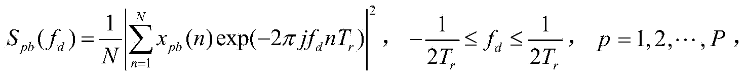 Method for detecting floating targets on sea based on normalized Doppler spectrum