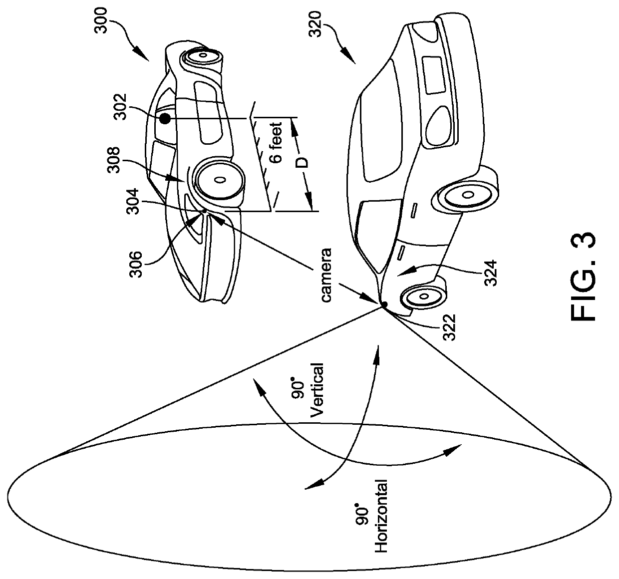 System and method for providing front-oriented visual information to vehicle driver